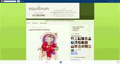 Desktop Screenshot of equilibriummedspa.blogspot.com