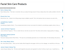 Tablet Screenshot of facial-skin-care-products.blogspot.com