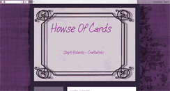Desktop Screenshot of howseofcards.blogspot.com