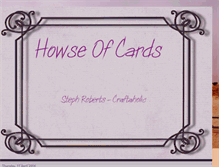 Tablet Screenshot of howseofcards.blogspot.com