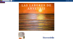Desktop Screenshot of laslaboresdeanvetriz.blogspot.com