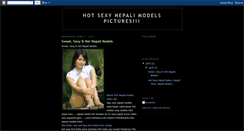 Desktop Screenshot of hot-sexy-nepali-models.blogspot.com