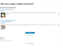 Tablet Screenshot of hot-sexy-nepali-models.blogspot.com