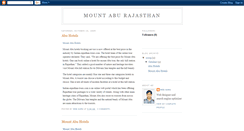 Desktop Screenshot of mount-abu-rajasthan.blogspot.com