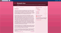 Desktop Screenshot of elizabethclare.blogspot.com