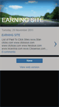Mobile Screenshot of earningsite2011.blogspot.com