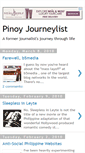 Mobile Screenshot of pinoyjourneylist.blogspot.com