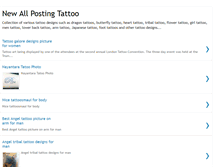 Tablet Screenshot of new-posting-all-tattoo.blogspot.com