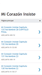 Mobile Screenshot of micorazoninsistecapitulo.blogspot.com