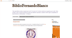 Desktop Screenshot of bibliofernandoblanco.blogspot.com