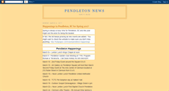 Desktop Screenshot of pendleton-happenings.blogspot.com