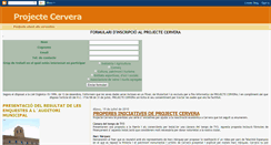 Desktop Screenshot of projectecervera.blogspot.com