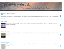 Tablet Screenshot of footprintsinthesky.blogspot.com