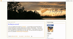 Desktop Screenshot of paddletrampphotography.blogspot.com