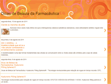 Tablet Screenshot of dicasdebelezadafarmaceutica.blogspot.com