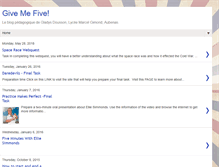 Tablet Screenshot of giveme5-gimond.blogspot.com