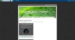 Desktop Screenshot of cedarswholesale.blogspot.com