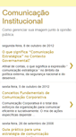Mobile Screenshot of comunicacao-institucional.blogspot.com