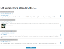Tablet Screenshot of green-india-campaign.blogspot.com