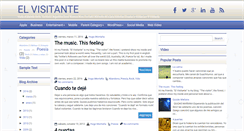 Desktop Screenshot of elvisitante.blogspot.com