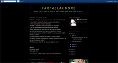 Desktop Screenshot of farfallacuore.blogspot.com