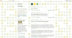 Desktop Screenshot of perfectpostage.blogspot.com