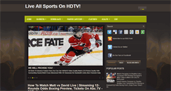 Desktop Screenshot of live-all-sports-hdtv.blogspot.com