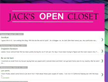 Tablet Screenshot of jacksopencloset.blogspot.com