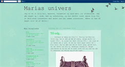 Desktop Screenshot of mariasunivers.blogspot.com