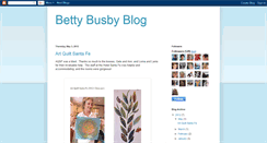 Desktop Screenshot of bettybusbyblog.blogspot.com