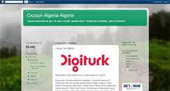 Desktop Screenshot of cezayir-algeria.blogspot.com