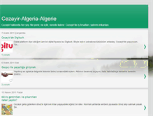 Tablet Screenshot of cezayir-algeria.blogspot.com
