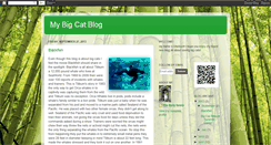 Desktop Screenshot of mybigcatblog.blogspot.com