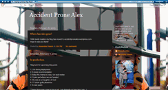 Desktop Screenshot of accidentpronealex.blogspot.com