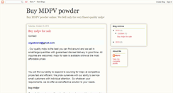 Desktop Screenshot of buy-mdpv-powder.blogspot.com