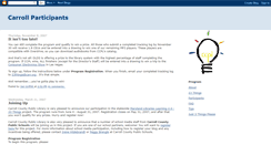 Desktop Screenshot of carrollparticipants.blogspot.com