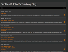 Tablet Screenshot of gelliottteaching.blogspot.com