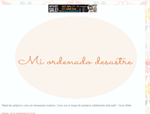 Tablet Screenshot of miordenadodesastre.blogspot.com