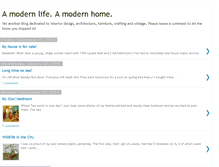 Tablet Screenshot of amodernlifeamodernhome.blogspot.com