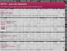 Tablet Screenshot of memoire-estc.blogspot.com