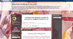 Desktop Screenshot of machineknittingismylife.blogspot.com