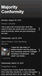 Mobile Screenshot of majorityconformity.blogspot.com