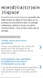 Mobile Screenshot of mediatronique.blogspot.com