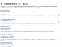 Tablet Screenshot of mediatronique.blogspot.com