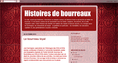 Desktop Screenshot of histoiresdebourreaux.blogspot.com