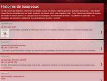 Tablet Screenshot of histoiresdebourreaux.blogspot.com