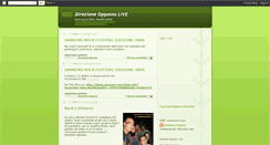 Desktop Screenshot of direzioneopposta.blogspot.com