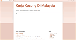 Desktop Screenshot of kerja-secara-online.blogspot.com