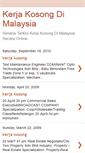 Mobile Screenshot of kerja-secara-online.blogspot.com
