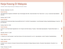 Tablet Screenshot of kerja-secara-online.blogspot.com